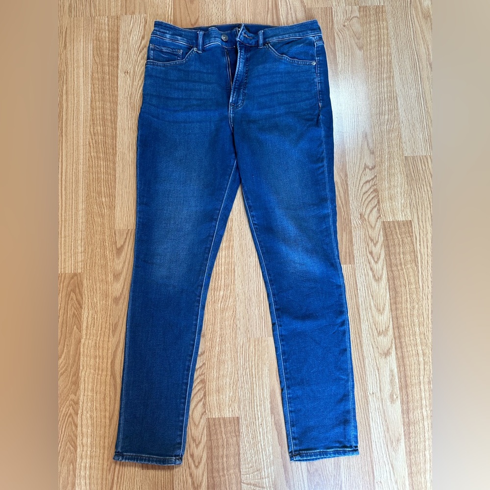 Express skinny hi-rise jeans size 12